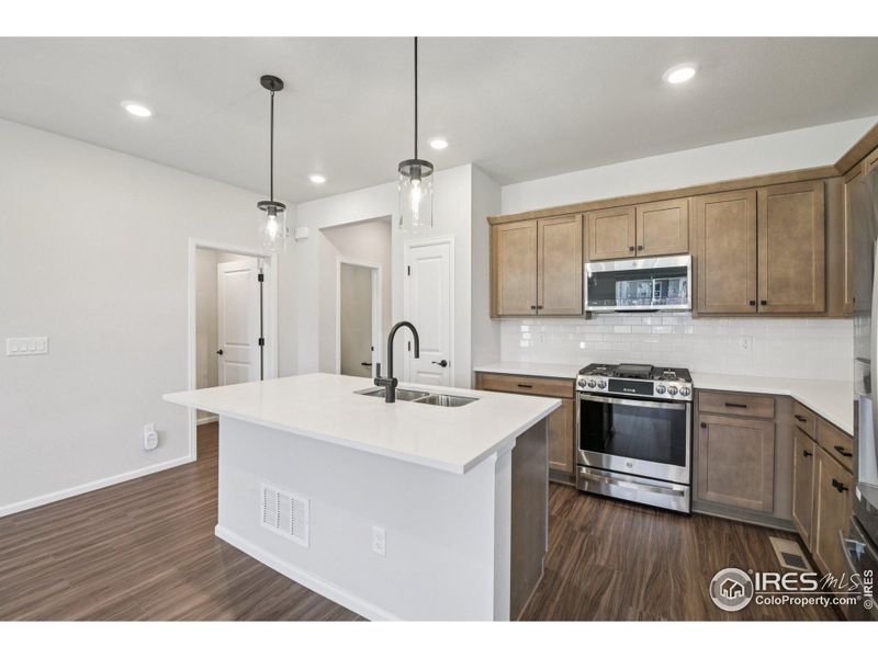 Furnished interior view inside a new home in The Villas Collection at Sterling Ranch, Littleton (Image 11).