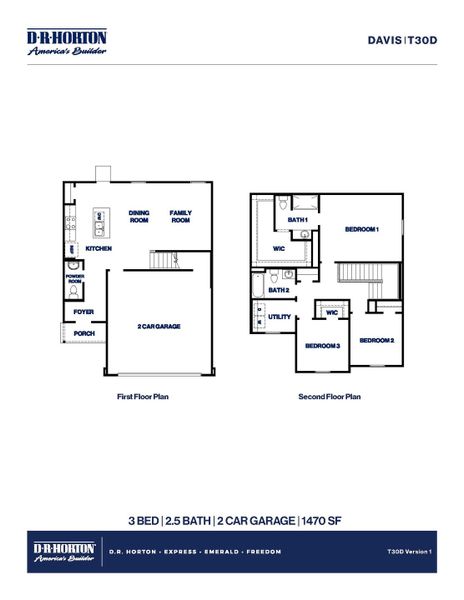 2D floor plan layout of this home in Sunset Valley, Hockley, TX (Image 2).