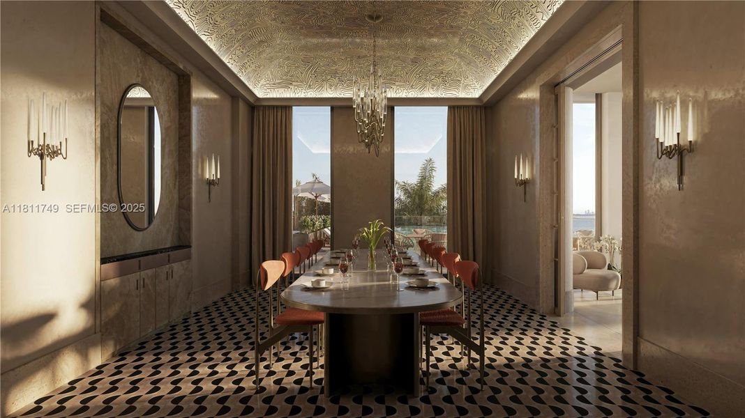 Formal Dining Room and Kitchen Formal Dining Room and Kitchen