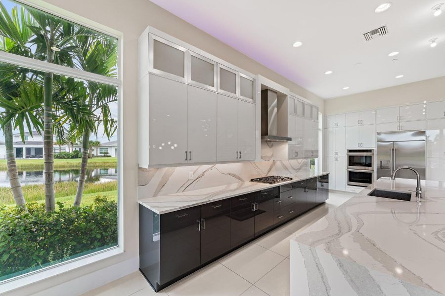 Furnished interior view inside a new home in Coral Isles at Avenir, Palm Beach Gardens (Image 14).