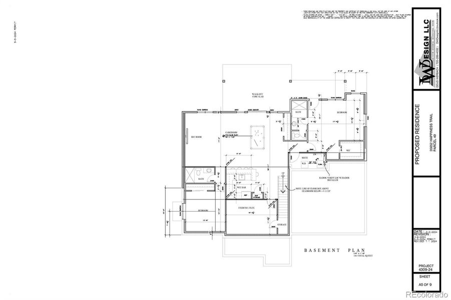 2D floor plan layout of this home in , Kiowa, CO (Image 5).