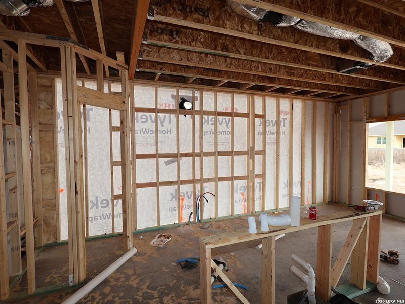 In-progress construction of a new home in Hickory Ridge, Elmendorf, TX (Image 24). In-progress construction of a new home in Hickory Ridge, Elmendorf, TX (Image 24).