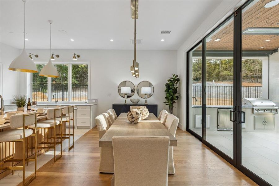 Furnished interior view inside a new home in , Westlake (Image 7). Furnished interior view inside a new home in , Westlake (Image 7).