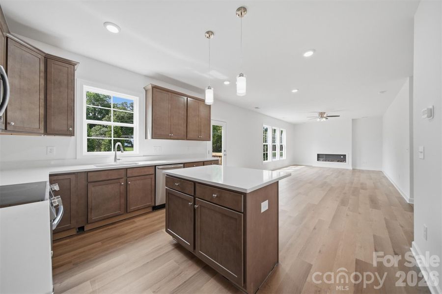 Furnished interior view inside a new home in , Hickory (Image 14).