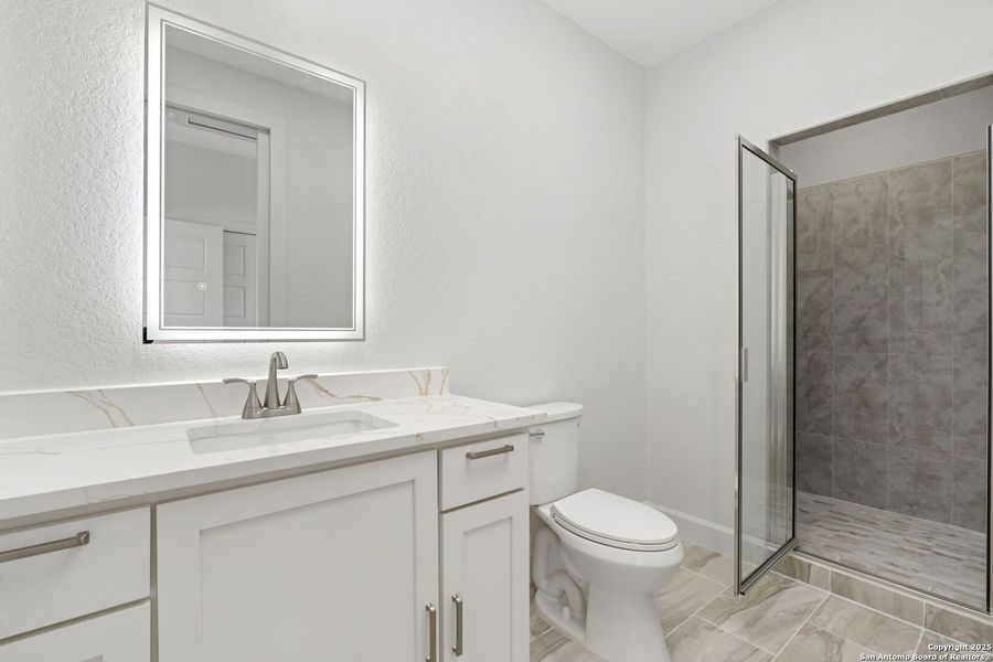 Furnished interior view inside a new home in , San Antonio (Image 9).