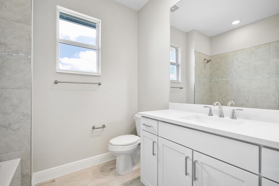Furnished interior view inside a new home in , Port St. Lucie (Image 13).