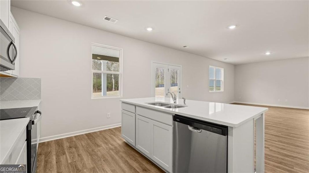 Furnished interior view inside a new home in Twin Lakes, Hoschton (Image 6).