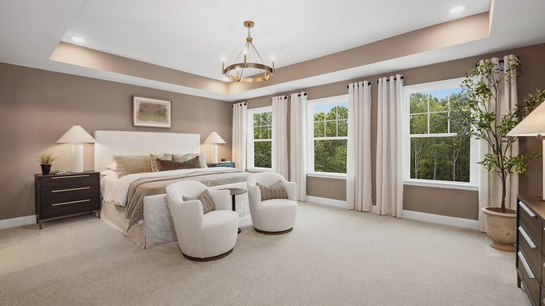 Furnished interior view inside a new home in Blake Pond, Lillington (Image 18).