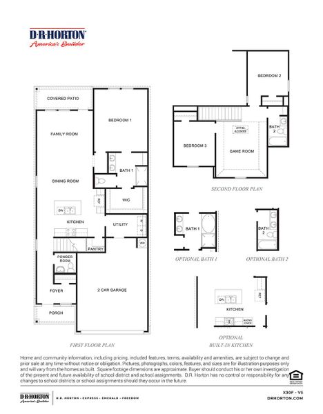 2D floor plan layout of this home in Lakes at Westland Ranch, League City, TX (Image 2). 2D floor plan layout of this home in Lakes at Westland Ranch, League City, TX (Image 2).