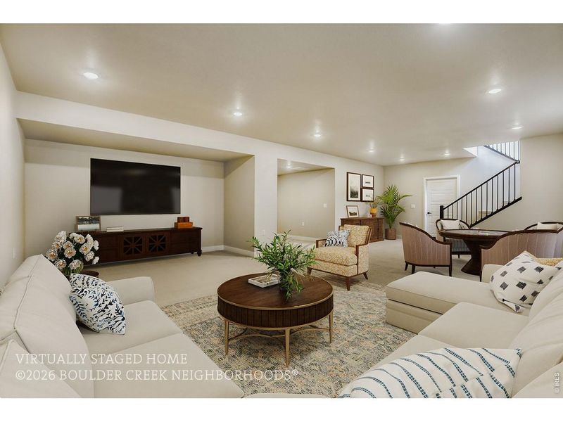 Furnished interior view inside a new home in , Fort Collins (Image 9).