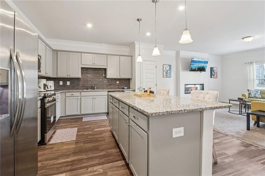 Furnished interior view inside a new home in , Powder Springs (Image 15).