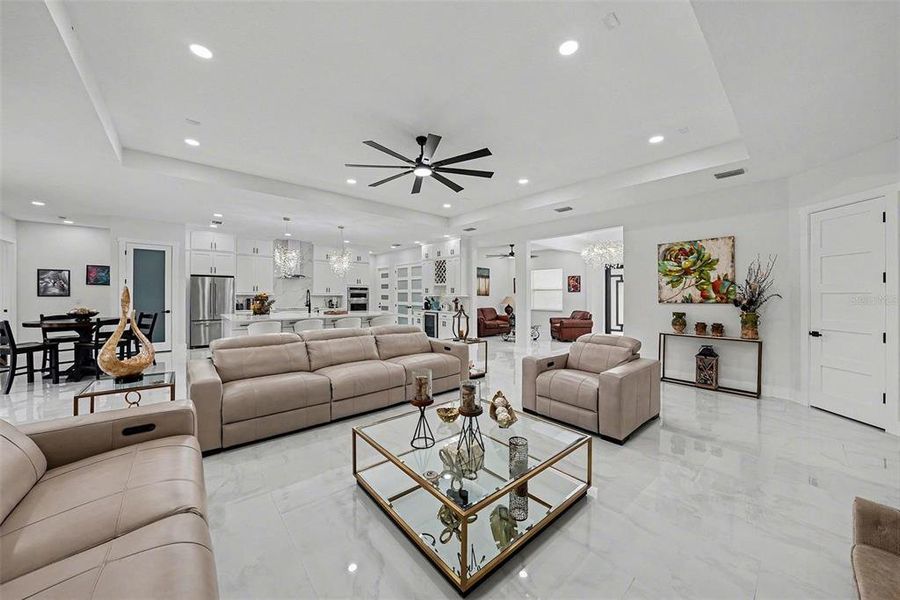 Furnished interior view inside a new home in , Dover (Image 9).