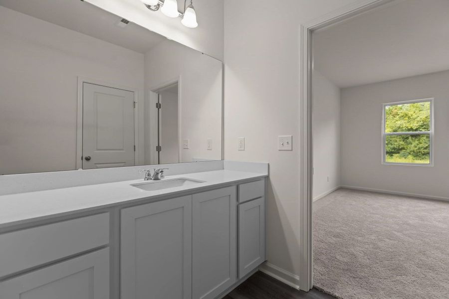 Representative furnished interior of a home built from the Hubble by Starlight Homes in Bayview, Conway (Image 12).