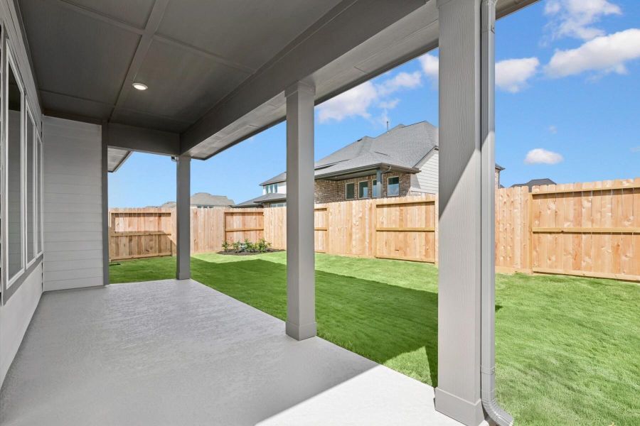 Exterior details and patio area of a home in Jubilee, Hockley (Image 3). Exterior details and patio area of a home in Jubilee, Hockley (Image 3).