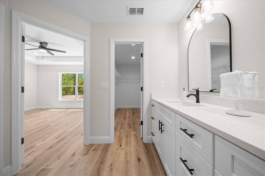 Furnished interior view inside a new home in , Ocala (Image 40).