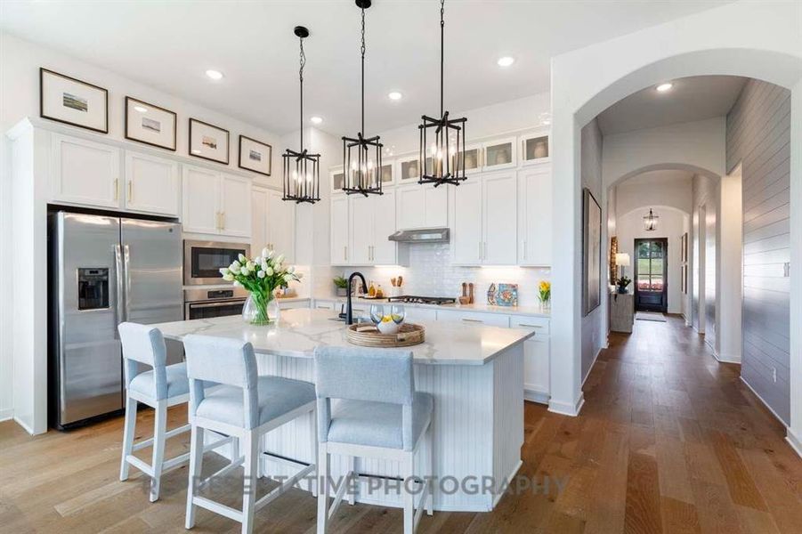 Furnished interior view inside a new home in Wildflower Ranch: 50ft. lots, Dish (Image 5).