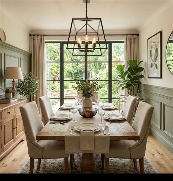 Furnished interior view inside a new home in , Atlanta (Image 10).