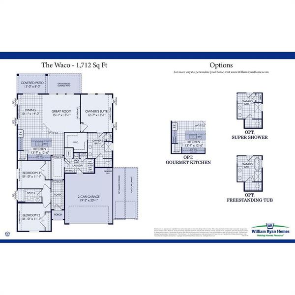 Waco Floorplan Options