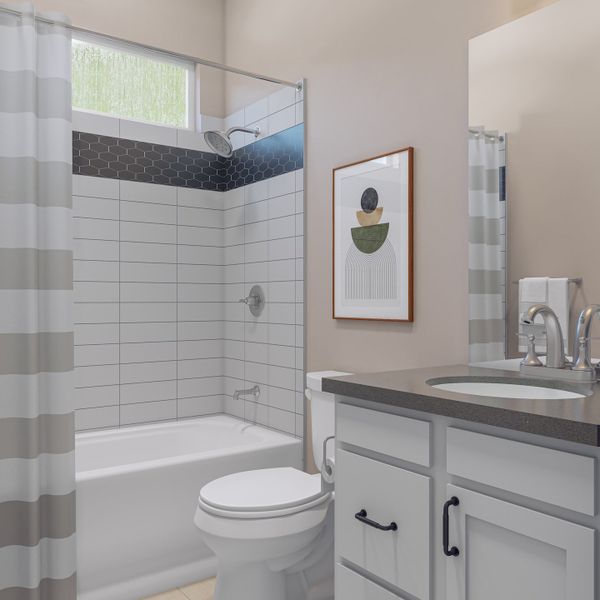 Representative furnished interior of a home built from the Martin by Tri Pointe Homes in Oakhill Reserve, Tomball (Image 26).