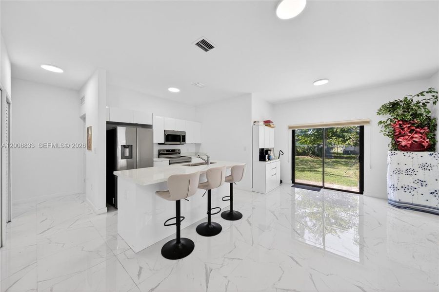 Furnished interior view inside a new home in , Miami (Image 27).