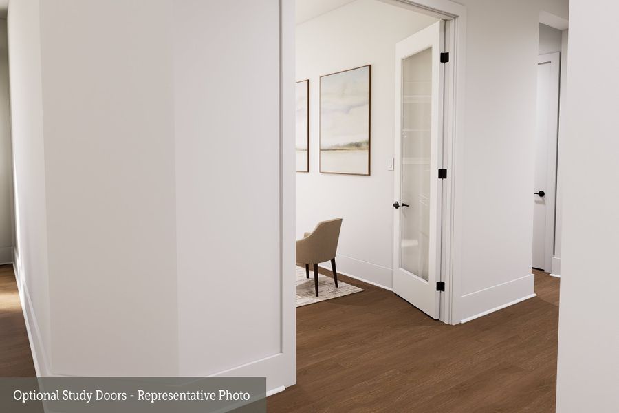 The Columbus - Optional Study Doors