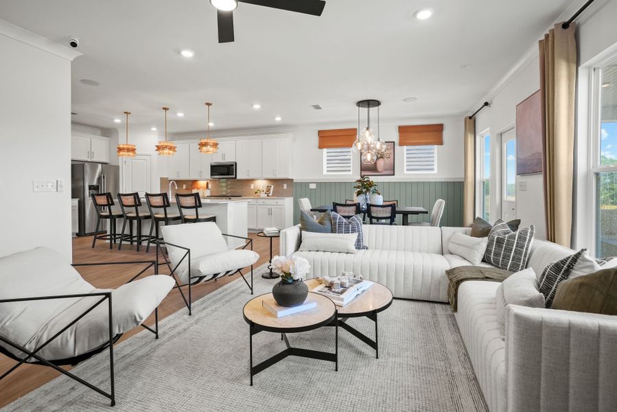 Representative furnished interior of a home built from the Marshall by Pulte Homes in Michaux Gardens, Belmont (Image 54). Representative furnished interior of a home built from the Marshall by Pulte Homes in Michaux Gardens, Belmont (Image 54).