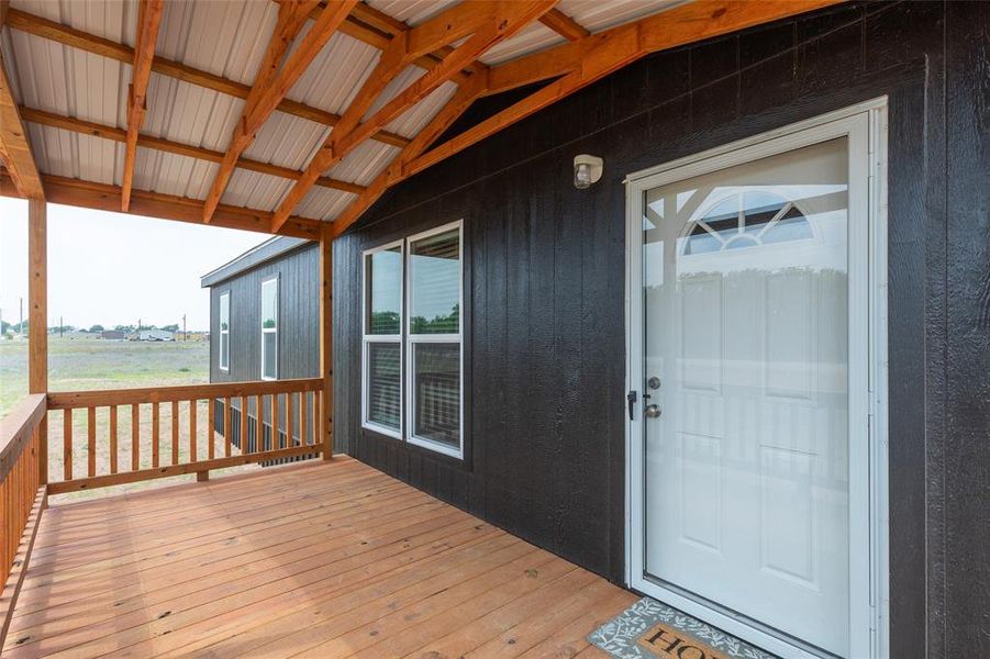 Exterior details and patio area of a home in , Anson (Image 23).
