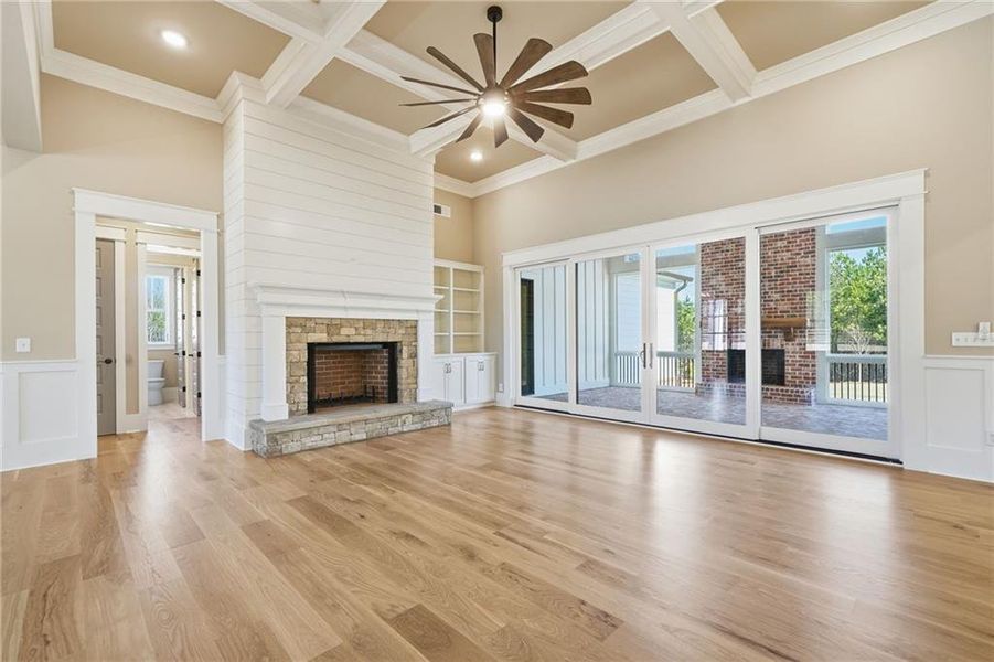 Spacious, unfurnished interior of a new home in , White (Image 19). Spacious, unfurnished interior of a new home in , White (Image 19).