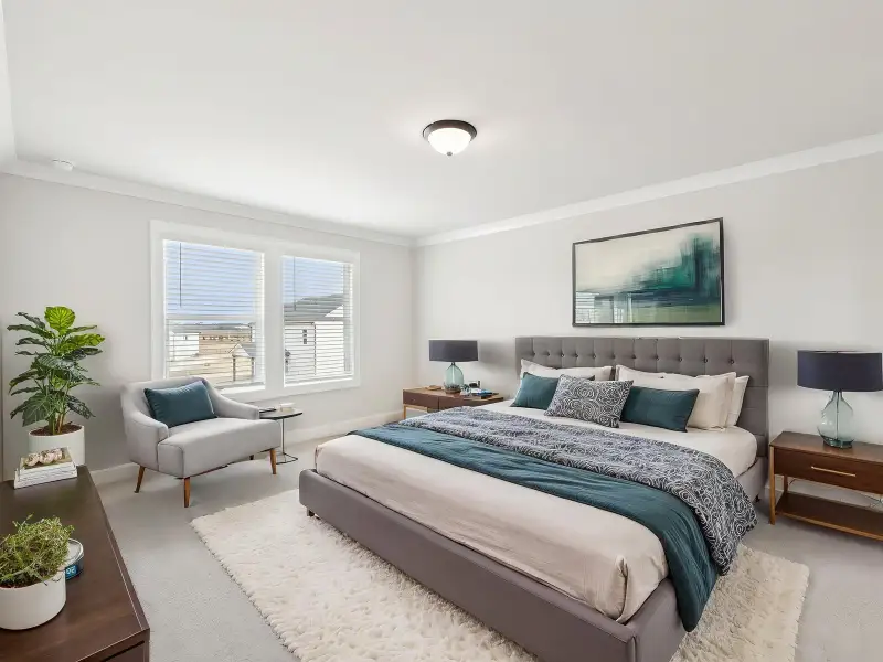 Furnished interior view inside a new home in River Pointe, Monroe (Image 11). Furnished interior view inside a new home in River Pointe, Monroe (Image 11).