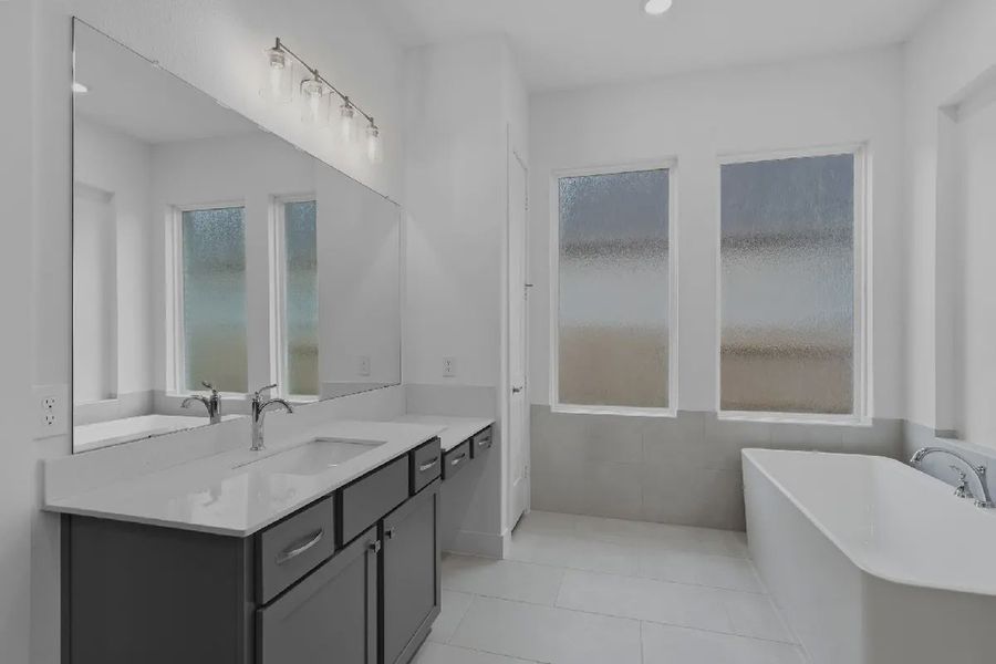Furnished interior view inside a new home in Attwater 65's, Waller (Image 14).