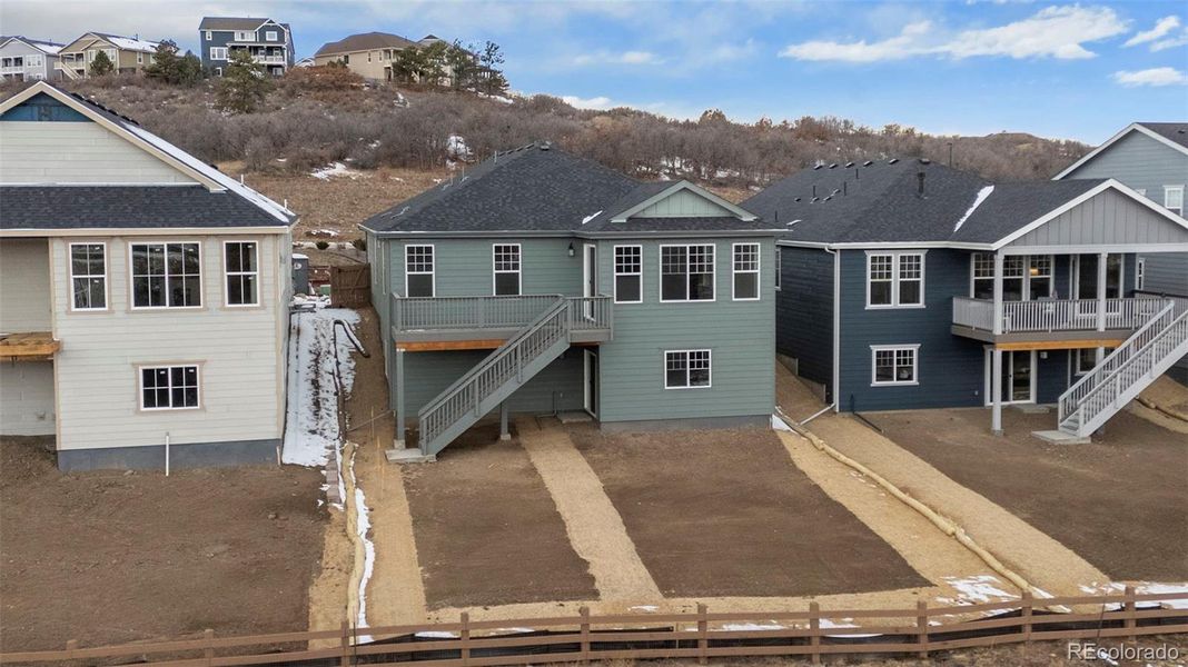 In-progress construction of a new home in Terrain Oak Valley, Castle Rock, CO (Image 10).