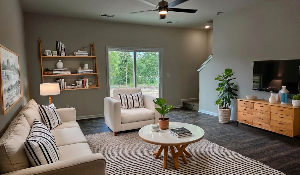 Representative furnished interior of a home built from the Anderson by Veranda Homes in The Falls, Blythewood (Image 4).