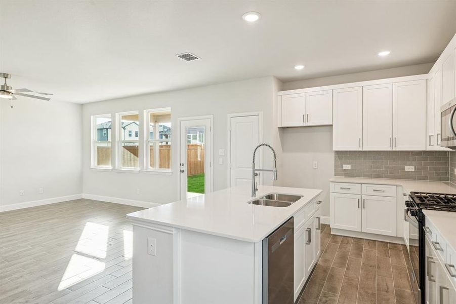 Furnished interior view inside a new home in Venetian, Weston (Image 6).
