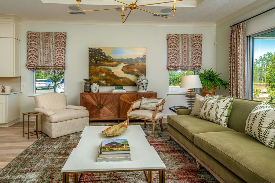 Representative furnished interior of a home built from the Hamilton by Riverside Homes in Amelia National Country Club, Fernandina Beach (Image 52). Representative furnished interior of a home built from the Hamilton by Riverside Homes in Amelia National Country Club, Fernandina Beach (Image 52).