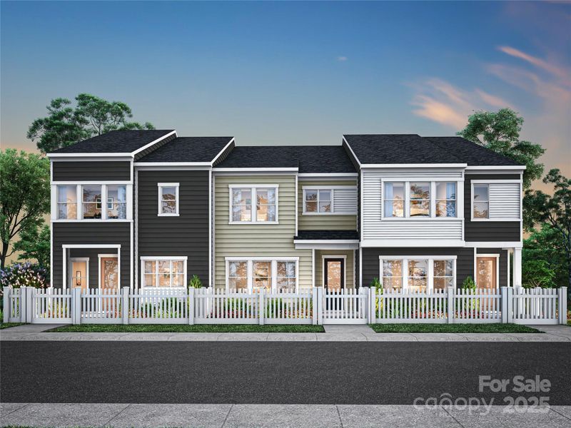 Fenced In Front Courtyards and Timeless Exteriors. *Virtual Rendering | Actual Finishes, Structural Selections, and Orientation May Vary. Fenced In Front Courtyards and Timeless Exteriors. *Virtual Rendering | Actual Finishes, Structural Selections, and Orientation May Vary.