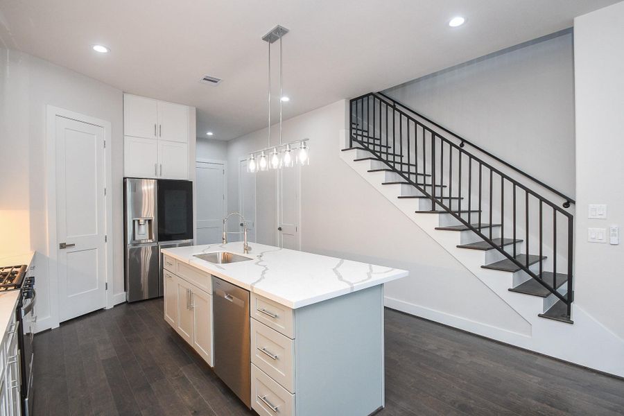 Furnished interior view inside a new home in , Houston (Image 8).