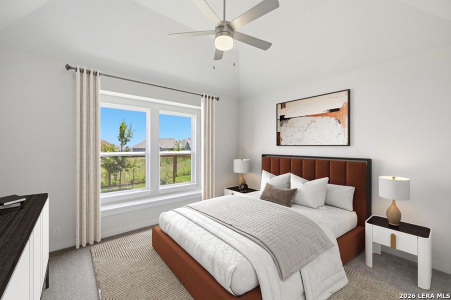 Furnished interior view inside a new home in The Crossvine, Schertz (Image 12).