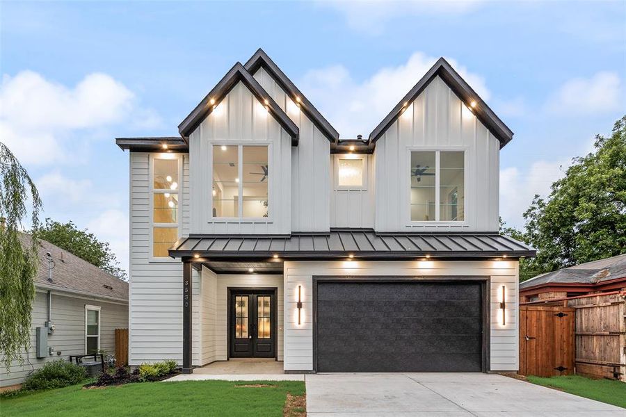 Front exterior of a new home in , Dallas, TX, highlighting curb appeal (Image 32). Front exterior of a new home in , Dallas, TX, highlighting curb appeal (Image 32).