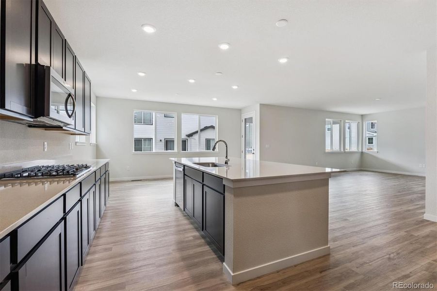 Furnished interior view inside a new home in Floret Collection at Parkdale Commons, Lafayette (Image 7).