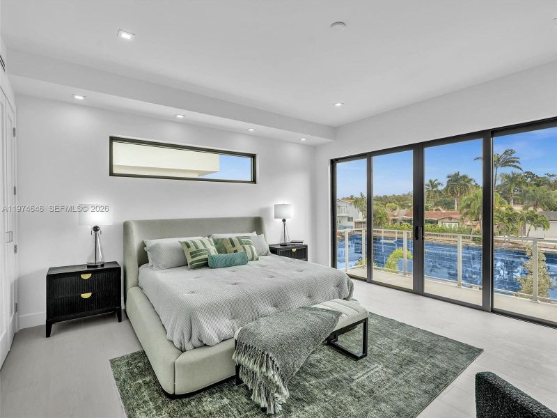 Furnished interior view inside a new home in , Dania Beach (Image 20).