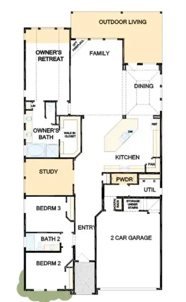 The success of a floor plan is the way you can move through it…You’ll be amazed at how well this home lives…We call it traffic patterns.