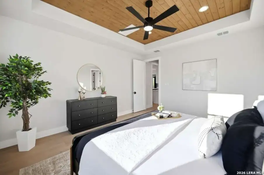Furnished interior view inside a new home in , Fischer (Image 17).