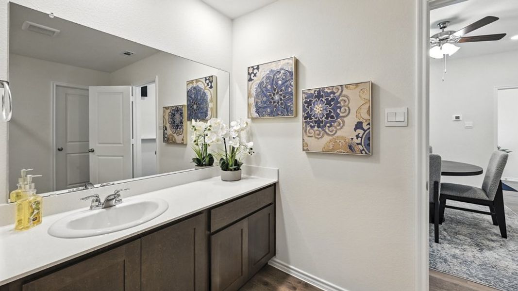 Furnished interior view inside a new home in Elevon, Lavon (Image 19). Furnished interior view inside a new home in Elevon, Lavon (Image 19).