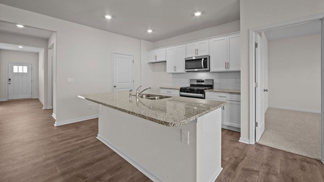 Representative furnished interior of a home built from the ARIA by D.R. Horton in Bedford Place, Wilson (Image 4). Representative furnished interior of a home built from the ARIA by D.R. Horton in Bedford Place, Wilson (Image 4).