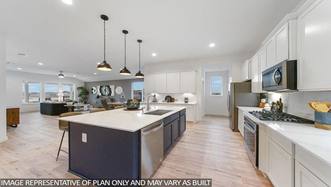 Furnished interior view inside a new home in Mill Creek Estates, Magnolia (Image 17).