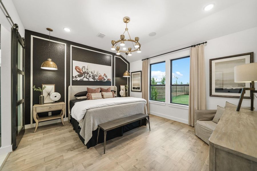 Furnished interior view inside a new home in , Katy (Image 3).