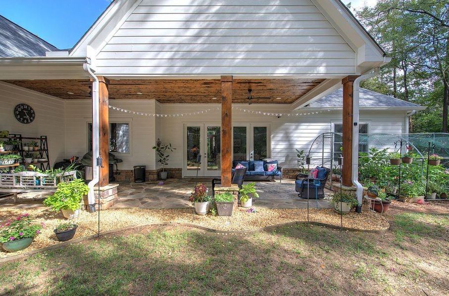 Exterior details and patio area of a home in , Cartersville (Image 4).
