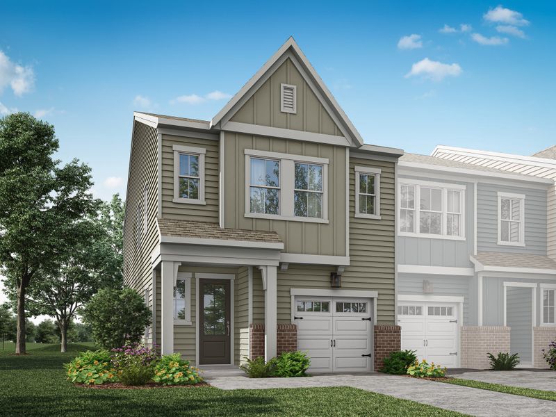 Image 12 representing the Mitchell by Tri Pointe Homes in The Grove at Latta Park, Durham, NC.