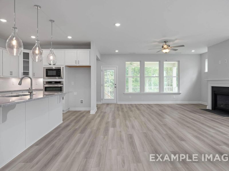 Spacious, unfurnished interior of a new home in Retreat at North Main, Lillington (Image 17).
