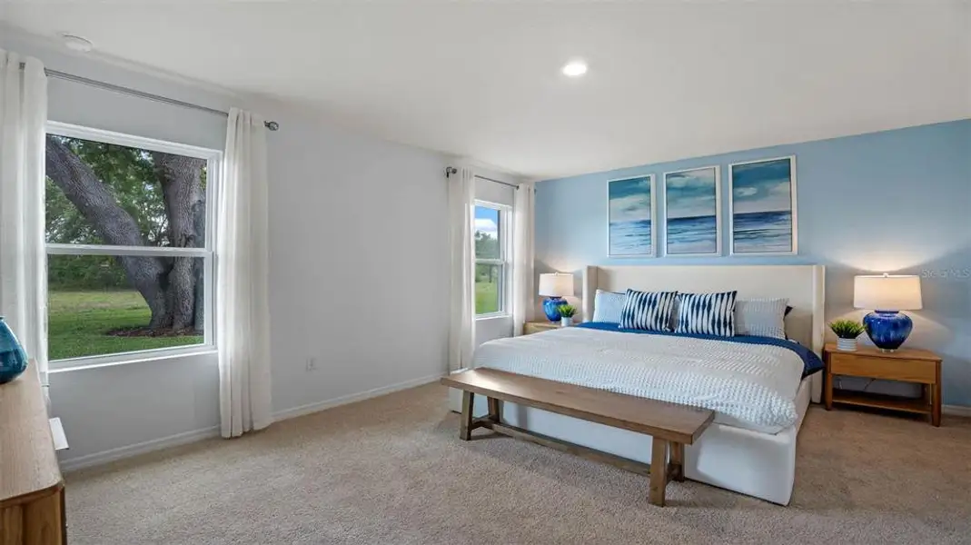 Furnished interior view inside a new home in Fountain View, Ormond Beach (Image 20).